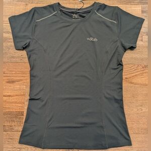Rab Women's Force Short Sleeve Tee Active Hiking Running Outdoor Shirt Sz XS